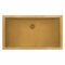 Ruvati 34 x 14 inch Brushed Gold Polished Brass Rectangular Bathroom Sink Undermount RVH6134GG - alternate 1